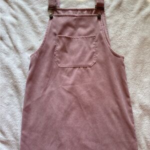 Pink Overall Dress